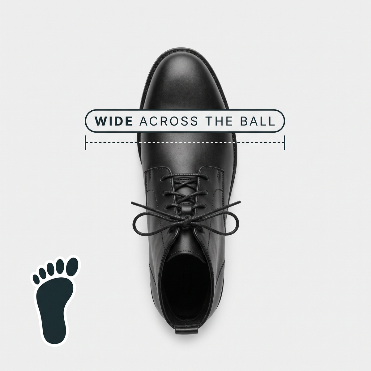 Every shoe is measured across the ball of the foot before it goes on the site. If it comes up nar...